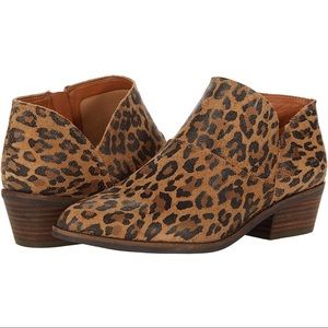 Lucky Brand Leopard Print Booties